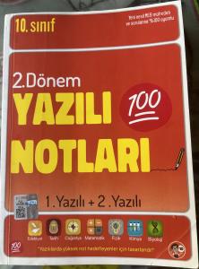 10. Sınıf 2. Dönem Yazılı Notları