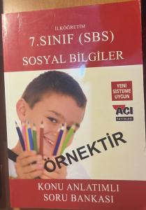 7. Sınıf SBS Sosyal Bilgiler Konu Anlatımlı Soru Bankası