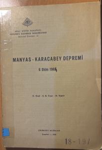 Manyas-Karacabey Depremi / 6 Ekim 1964