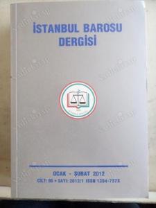 İstanbul Barosu Dergisi 2012 / 1