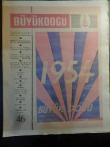 Büyük Doğu Dergisi 2 Şubat 1951 / 46 - 1954 Büyük Doğu