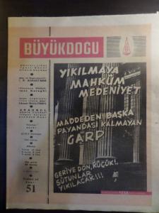Büyük Doğu Dergisi 9 Mart 1951 / 51 - Yıkılmaya Mahküm Medeniyet