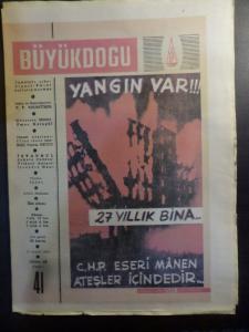 Büyük Doğu Dergisi 29 Aralık 1950 / 41 - CHP Eseri Manen Ateşler İçindedir...