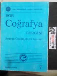 Ege Coğrafya Dergisi 1993 / 7