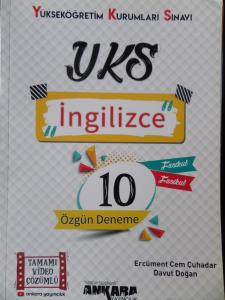 YKS İngilizce 10 Özgüzn Deneme
