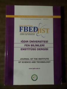 Iğdır Üniversitesi Fen Bilimleri Enstitüsü Dergisi 2016 / 4