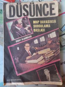Yeni Düşünce Dergisi 1981 / 9 -MHP Davasında Sorgulama Başladı