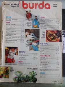 Burda Dergisi 1992 / 2