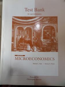 Microeconomics Test Book