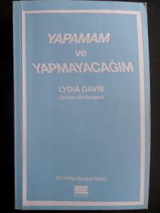 Yapamam ve Yapmayacağım