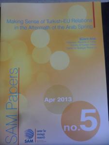 Making Sense Of Turkish - EU Relations in the Aftermath of The Arab Spring 2013 / 5