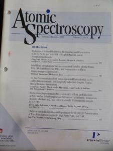 Atomic Apectroscopy 2006 / 27