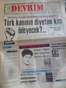 Devrim 1971 / 72 - Türk Kanının Diyetini Kim Ödeyecek