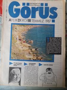 Ekonomi ve Politikada Görüş Aylık Dergisi 1987 / 8