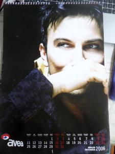 Tarkan 2016 Takvim Yaprağı