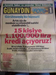 Günaydın Gazetesi 29 Eylül 1974 - Görülmemiş Bir Hizmet