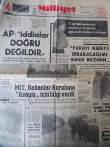 Milliyet Gazetesi 18 Nisan 1971 - AP: İddialar Doğru Değildir