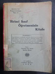 Birinci Sınıf Öğretmenin Kitabı