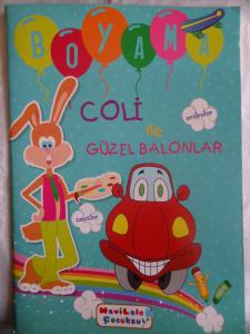 Boyama Coli İle Güzel Balonlar