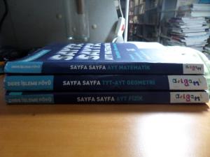 Üniversite Sınavlarına Hazırlık - TYT -AYT Ders İşleme Föyü - Matematik, Geometri, Fizik / 3 Kitap