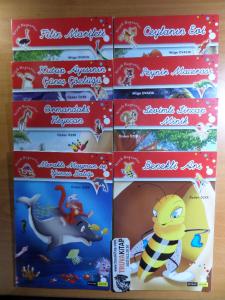 Neşeli Hayvanlar Çocuk Kitapları Seti / 8 Adet