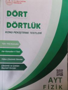 Dört Dörtlük Konu Pekiştirme Testleri AYT Fizik