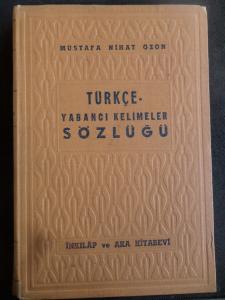 Türkçe - Yabancı Kelimeler Sözlüğü