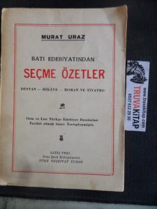 Batı Edebiyatından Seçme Özetler