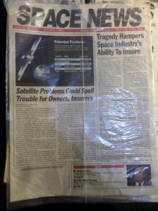 Space News Vol : 12 No:37 October 1. 2001