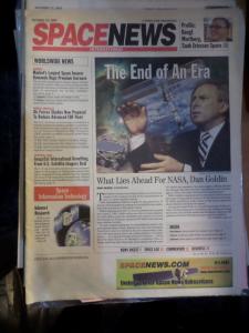 Space News International / 2001 October 22