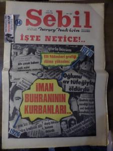 Sebil Haftalık Gazete 1976 / 14