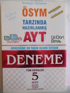 ÖSYM Tarzında Hazırlanmış AYT - 5 Adet Deneme