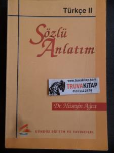 Türkçe II Sözlü Anlatım