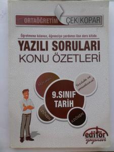 9. Sınıf Tarih Yazılı Soruları Konu & Konu Özetleri - Çek Kopar