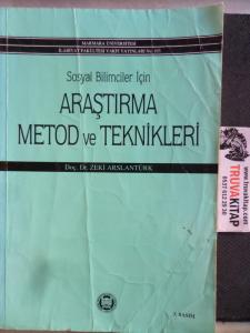Sosyal Bilimciler İçin Araştırma Metod ve Teknikleri