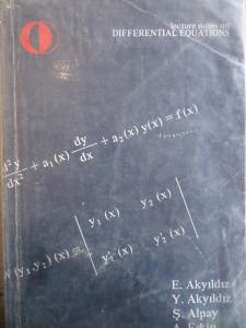 Lecture Notes On Differential Equations