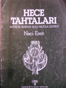 Hece Tahtaları / Antalya - Burdur - Bolu - Muğla çevresi