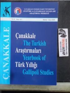 Çanakkale Araştırmaları Türk Yıllığı 2010 / 8-9