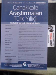 Çanakkale Araştırmaları Türk Yıllığı 2017 / 22