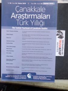 Çanakkale Araştırmaları Türk Yıllığı 2018 / 24