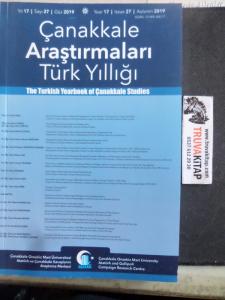 Çanakkale Araştırmaları Türk Yıllığı 2019 / 27