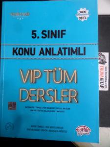 5. Sınıf Vip Tüm Dersler Konu Anlatımlı