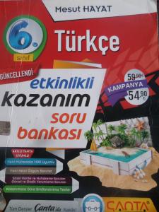 6. Sınıf Türkçe Etkinlikli Kazanım Soru Bankası