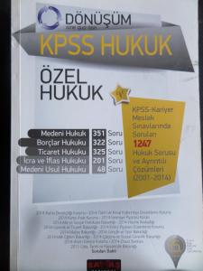 Dönüşüm - KPSS Hukuk Özel Hukuk Cilt 1