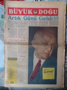 Büyük Doğu 8 Mayıs 1959 - Artık Günü Geldi