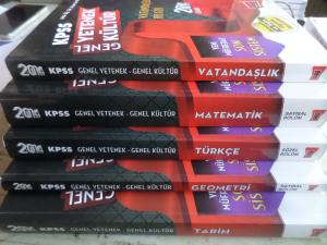 KPSS Genel Yetenek Genel Kültür / 5 Kitap (İkinci El)