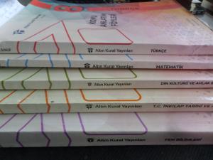 8. Sınıf Altın Kural Yayınları Konu Anlatım Föyleri / 5 Kitap (İkinci El)