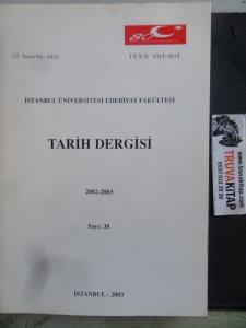 Tarih Dergisi 2002 - 2003 / 38