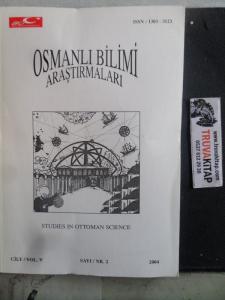 Osmanlı Bilimi Araştırmaları 2004 / 2