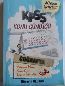 Kpss Konu Günlüğü GYGK - Coğrafya